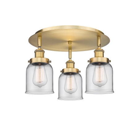 A large image of the Innovations Lighting 916-3C-10-17 Bell Flush Alternate Image