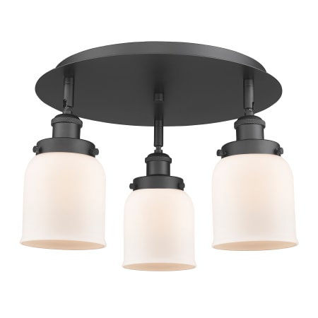 A large image of the Innovations Lighting 916-3C-10-17 Bell Flush Alternate Image