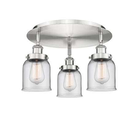 A large image of the Innovations Lighting 916-3C-10-17 Bell Flush Alternate Image