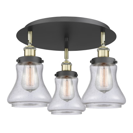 A large image of the Innovations Lighting 916-3C-10-18 Bellmont Flush Alternate Image