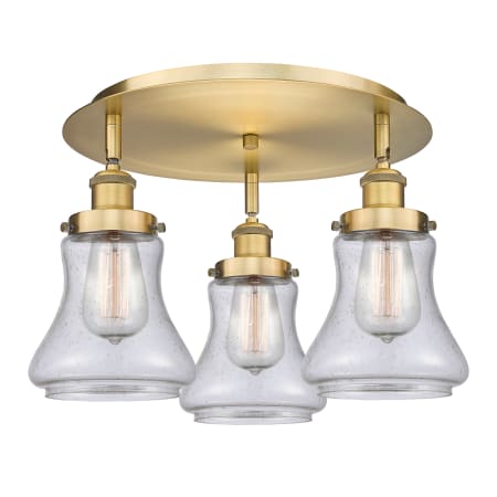 A large image of the Innovations Lighting 916-3C-10-18 Bellmont Flush Alternate Image