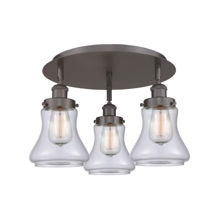 A large image of the Innovations Lighting 916-3C-10-18 Bellmont Flush Alternate Image