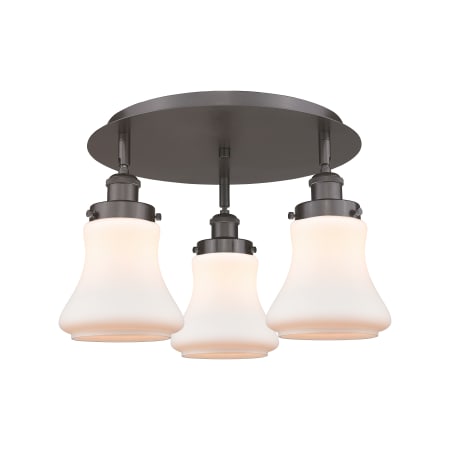 A large image of the Innovations Lighting 916-3C-10-18 Bellmont Flush Alternate Image