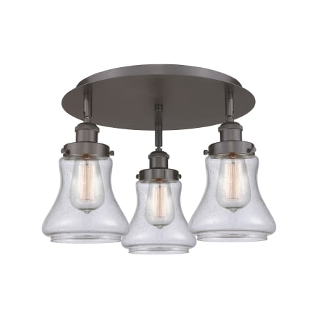 A large image of the Innovations Lighting 916-3C-10-18 Bellmont Flush Alternate Image