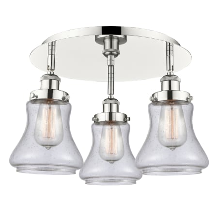 A large image of the Innovations Lighting 916-3C-10-18 Bellmont Flush Alternate Image