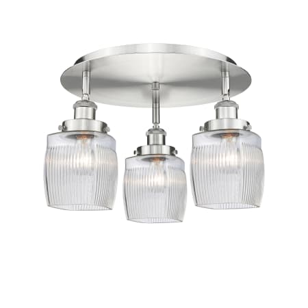 A large image of the Innovations Lighting 916-3C-10-18 Colton Flush Alternate Image