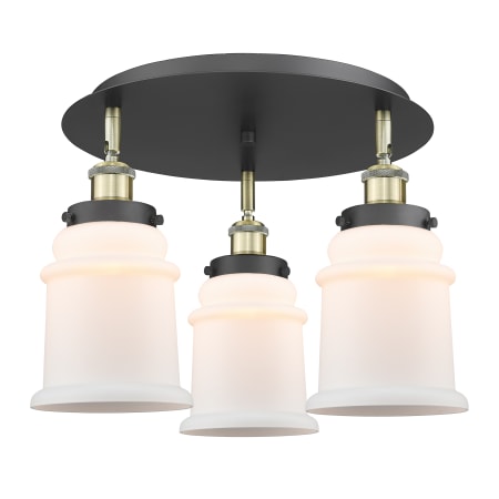 A large image of the Innovations Lighting 916-3C-11-18 Canton Flush Alternate Image