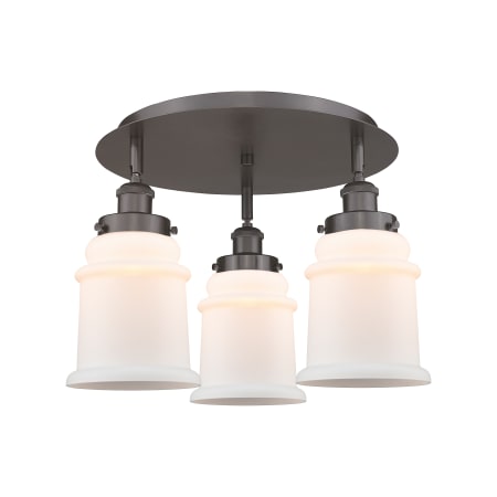 A large image of the Innovations Lighting 916-3C-11-18 Canton Flush Alternate Image