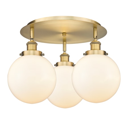 A large image of the Innovations Lighting 916-3C-12-20 Canton Flush Alternate Image