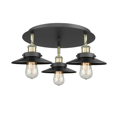 A large image of the Innovations Lighting 916-3C-6-20 Ballston Urban Flush Alternate Image