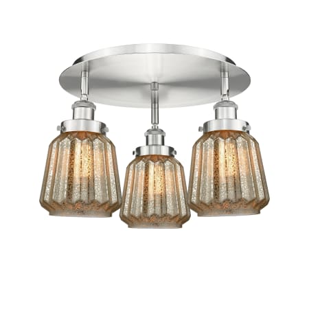 A large image of the Innovations Lighting 916-3C-8-19 Chatham Flush Alternate Image