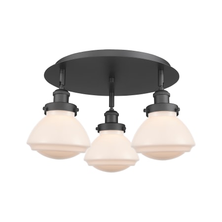 A large image of the Innovations Lighting 916-3C-8-19 Olean Flush Alternate Image