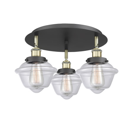 A large image of the Innovations Lighting 916-3C-8-19 Oxford Flush Alternate Image