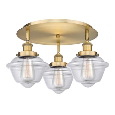 A large image of the Innovations Lighting 916-3C-8-19 Oxford Flush Alternate Image