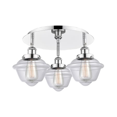 A large image of the Innovations Lighting 916-3C-8-19 Oxford Flush Alternate Image