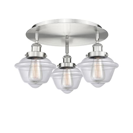 A large image of the Innovations Lighting 916-3C-8-19 Oxford Flush Alternate Image