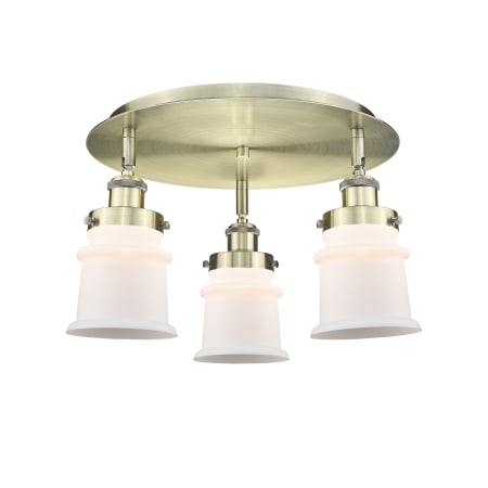 A large image of the Innovations Lighting 916-3C-9-17 Canton Flush Alternate Image