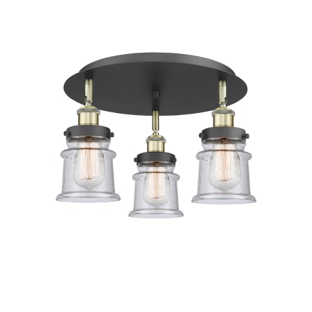 A large image of the Innovations Lighting 916-3C-9-17 Canton Flush Alternate Image