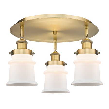 A large image of the Innovations Lighting 916-3C-9-17 Canton Flush Alternate Image