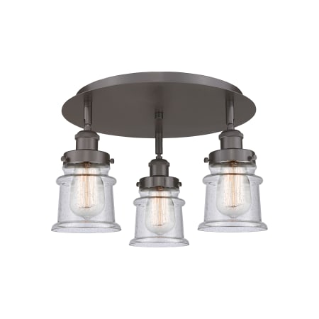 A large image of the Innovations Lighting 916-3C-9-17 Canton Flush Alternate Image