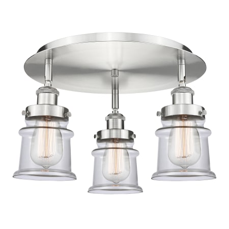 A large image of the Innovations Lighting 916-3C-9-17 Canton Flush Alternate Image