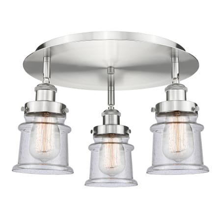 A large image of the Innovations Lighting 916-3C-9-17 Canton Flush Alternate Image