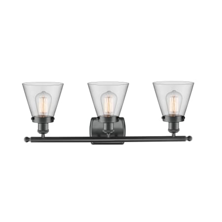 A large image of the Innovations Lighting 916-3W Small Cone Alternate View