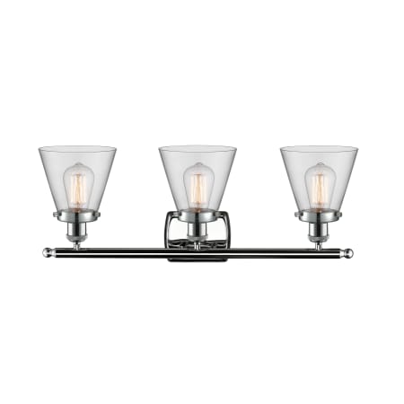 A large image of the Innovations Lighting 916-3W Small Cone Alternate View