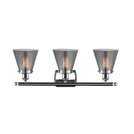 A large image of the Innovations Lighting 916-3W Small Cone Alternate View