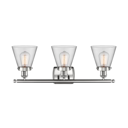 A large image of the Innovations Lighting 916-3W Small Cone Alternate View