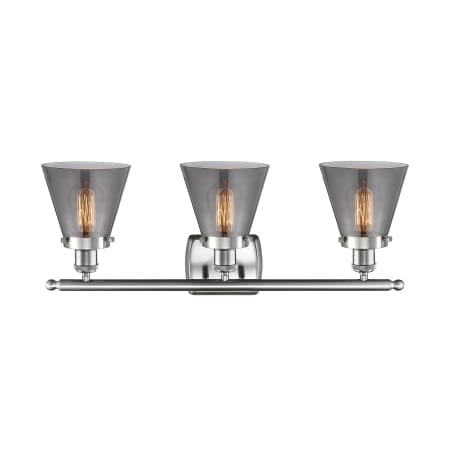 A large image of the Innovations Lighting 916-3W Small Cone Alternate View