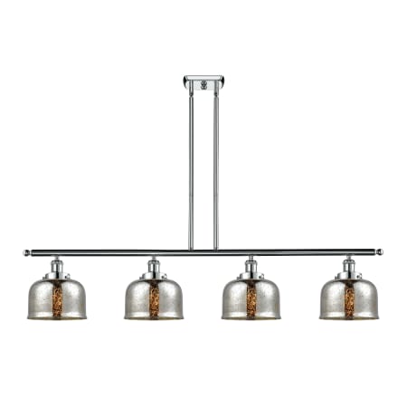 A large image of the Innovations Lighting 916-4I-10-48-L Bell Linear Polished Chrome / Silver Plated Mercury