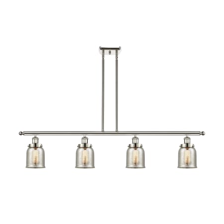A large image of the Innovations Lighting 916-4I-10-48 Bell Linear Polished Nickel / Silver Plated Mercury