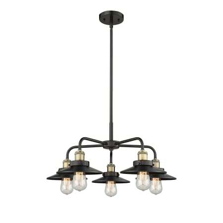 A large image of the Innovations Lighting 916-5CR-11-26 Ballston Urban Chandelier Alternate Image