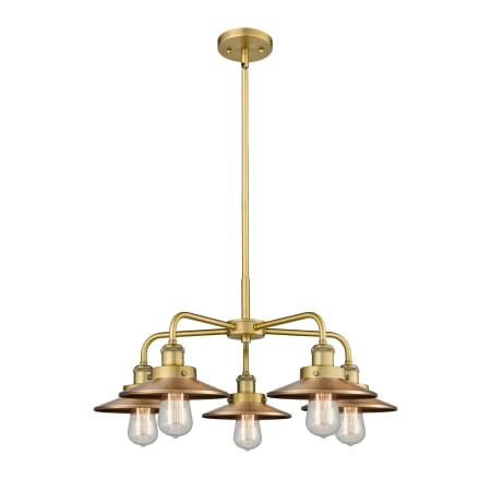 A large image of the Innovations Lighting 916-5CR-11-26 Ballston Urban Chandelier Alternate Image