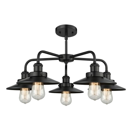 A large image of the Innovations Lighting 916-5CR-11-26 Ballston Urban Chandelier Alternate Image