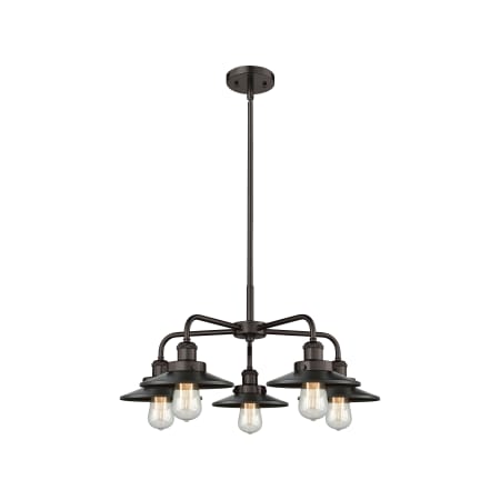 A large image of the Innovations Lighting 916-5CR-11-26 Ballston Urban Chandelier Alternate Image