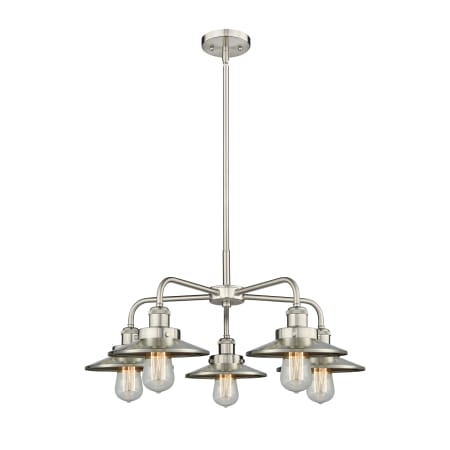 A large image of the Innovations Lighting 916-5CR-11-26 Ballston Urban Chandelier Alternate Image