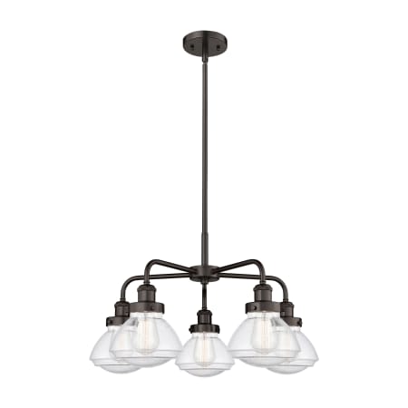 A large image of the Innovations Lighting 916-5CR-14-25 Olean Chandelier Alternate Image