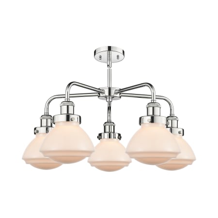 A large image of the Innovations Lighting 916-5CR-14-25 Olean Chandelier Alternate Image