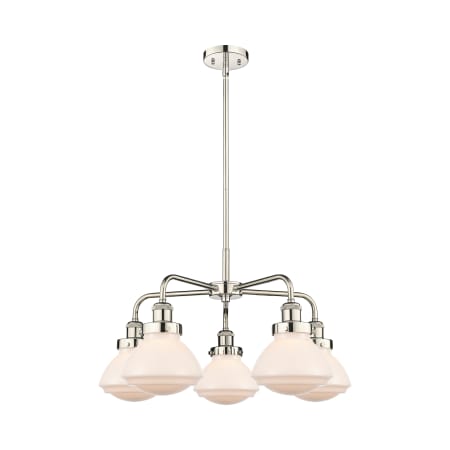 A large image of the Innovations Lighting 916-5CR-14-25 Olean Chandelier Alternate Image