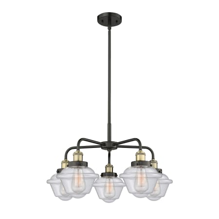 A large image of the Innovations Lighting 916-5CR-14-25 Oxford Chandelier Alternate Image