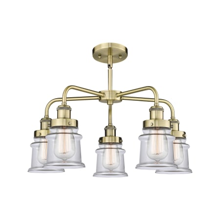 A large image of the Innovations Lighting 916-5CR-15-24 Canton Chandelier Alternate Image