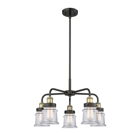 A large image of the Innovations Lighting 916-5CR-15-24 Canton Chandelier Alternate Image