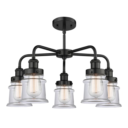 A large image of the Innovations Lighting 916-5CR-15-24 Canton Chandelier Alternate Image