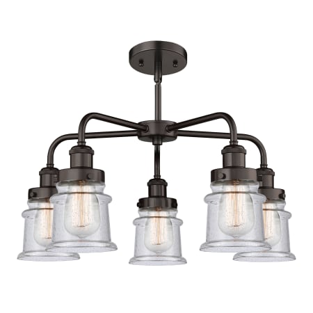 A large image of the Innovations Lighting 916-5CR-15-24 Canton Chandelier Alternate Image