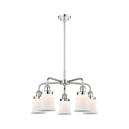 A large image of the Innovations Lighting 916-5CR-15-24 Canton Chandelier Alternate Image