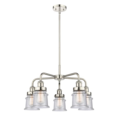 A large image of the Innovations Lighting 916-5CR-15-24 Canton Chandelier Alternate Image