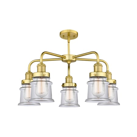 A large image of the Innovations Lighting 916-5CR-15-24 Canton Chandelier Alternate Image