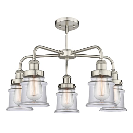 A large image of the Innovations Lighting 916-5CR-15-24 Canton Chandelier Alternate Image